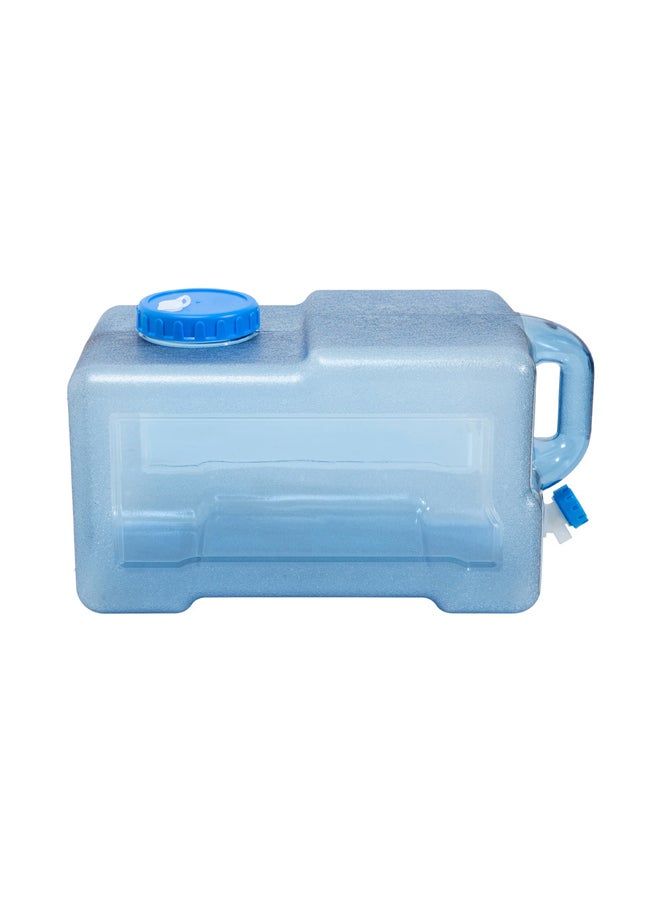 السنيدي جالون مياه مع صنبور ازرق شفاف سعة 25 لتر - Image 2