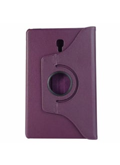 360 Rotating Litchi Grain Pattern Leather Case For Tab Full Series 7/8/9.7/10.1/10.5 Tablets-Color:Purple-Applicable Model:Tab S 10.5 T800/T805
