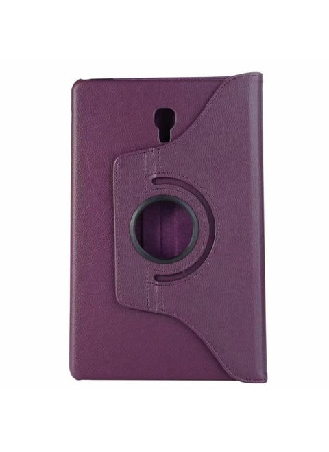 360 Rotating Litchi Grain Pattern Leather Case For Tab Full Series 7/8/9.7/10.1/10.5 Tablets-Color:Purple-Applicable Model:Tab S 10.5 T800/T805