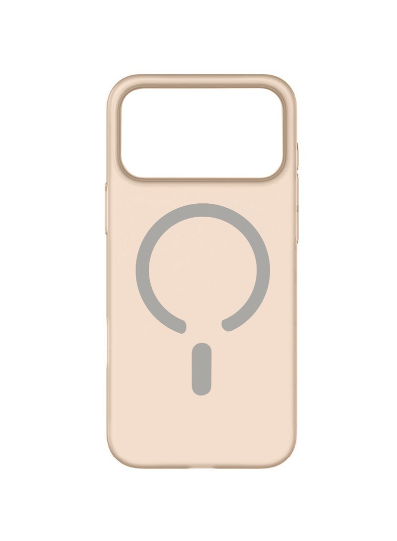 Wtech Apple iPhone 17 Pro 5G 2025 Clear Case Compatible with MagSafe Skin Touch Soft TPU Case Cover (MCMPMN) - Brown - Image 3