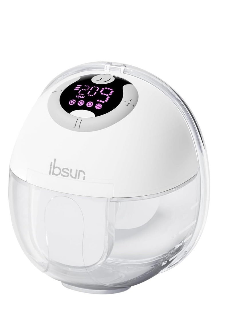 ibsun ibsun Pump, Hands Free Electric Wearable Pump with 4 Mode, LCD Display, 19/21mm Flnge, 1 Pack  - Image 1
