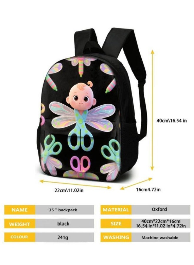 Bright Li Fire Full of youthful feeling! The new cartoon bag three-piece set is super cool for sports and travel (students, children, friends' outings, mountain climbing, schooling, etc. can be used) - 20 - Image 5