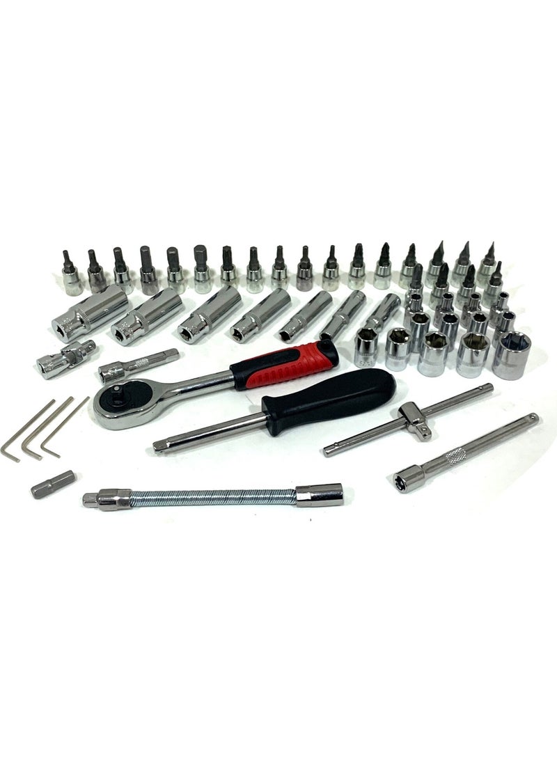 emsa 53 Pcs Socket Set 1/4 Set Bits Socket Set  - Image 3