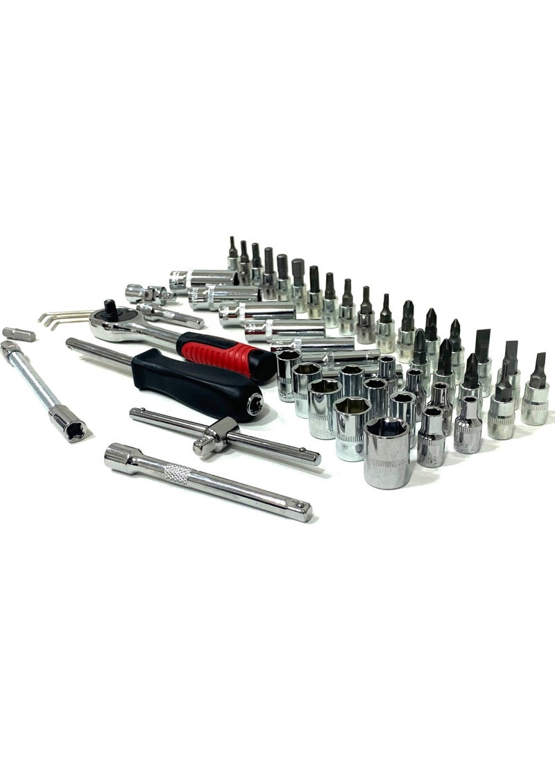 emsa 53 Pcs Socket Set 1/4 Set Bits Socket Set  - Image 4