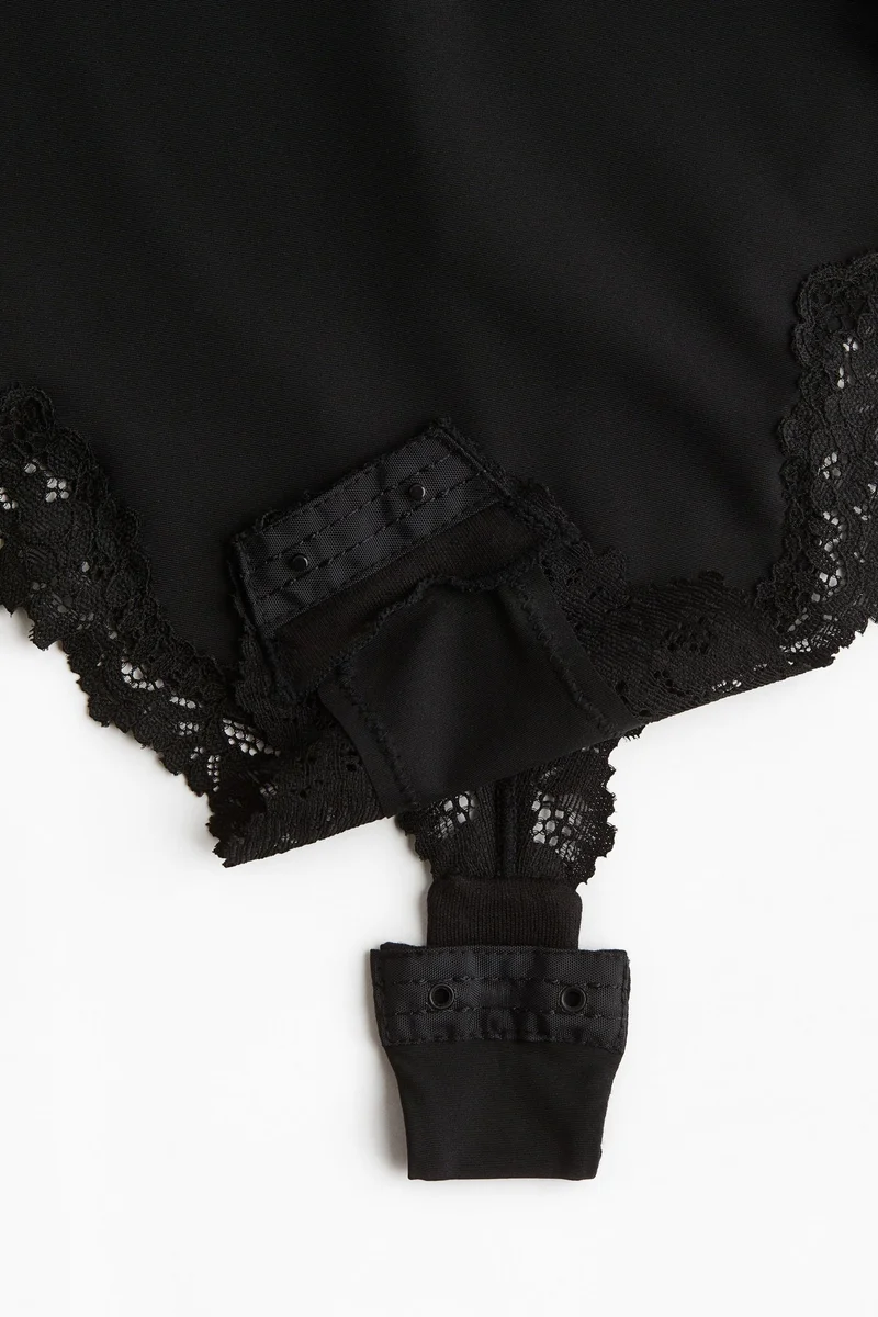 H&M Padded-cup microfibre body