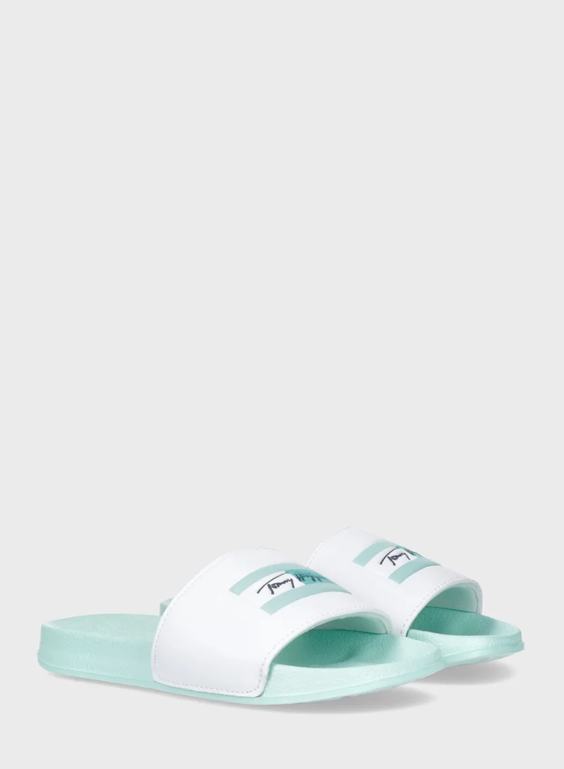 TOMMY HILFIGER Kids Slip On Slides