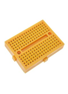 SOLDOUT 170 Tie-points Mini Solderless Prototype Experiment Test Breadboard 35 * 47 * 8.5mm SYB-170 Bread Board (Yellow)  - Image 1