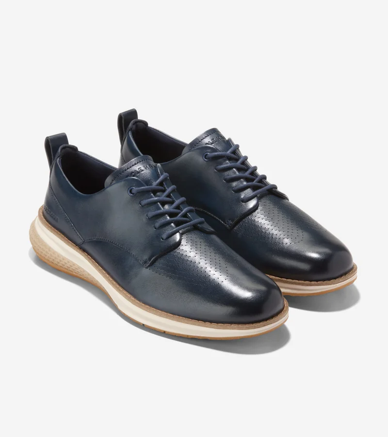 COLE HAAN Men's ØriginalGrand Energyweave Perforated Plain Toe Oxfords