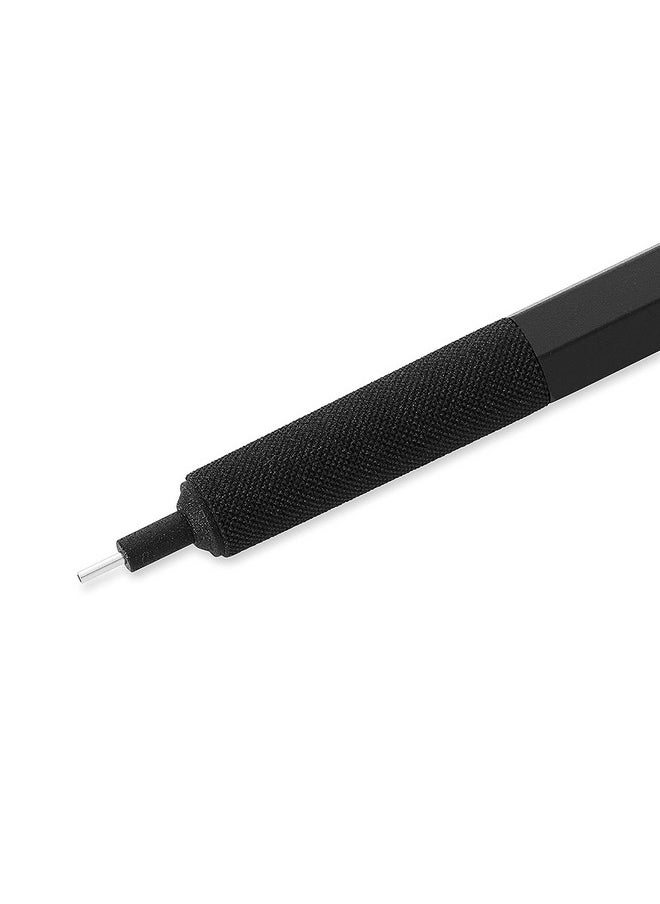 Rotring 600 Mechanical Pencil 0.7 Mm Fullmetal Body Black  - Image 3
