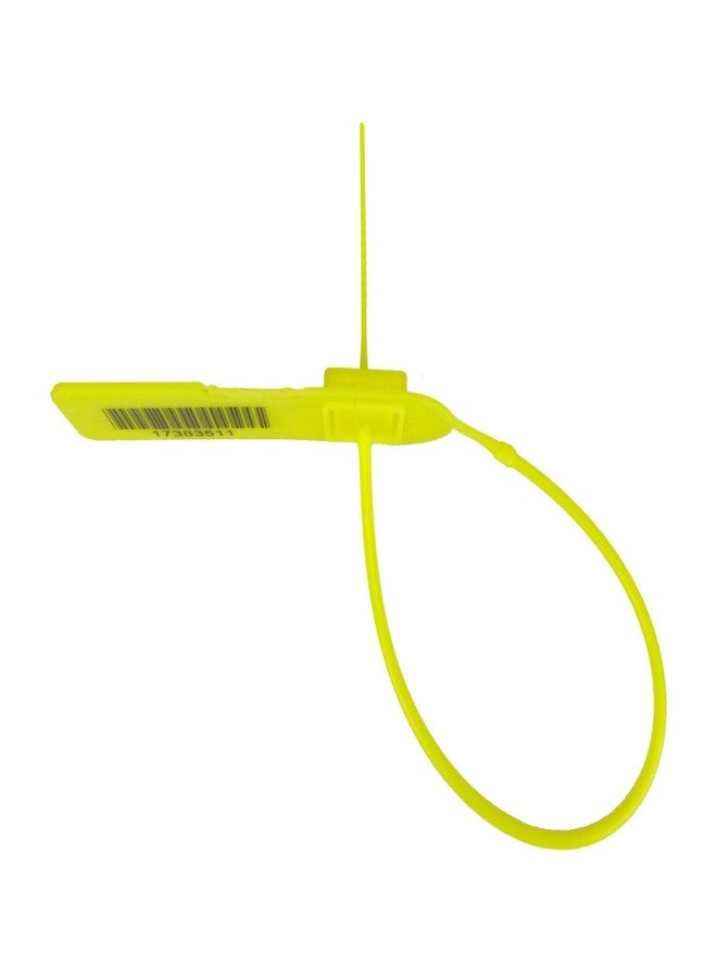 CAROUSELCHECKS Yellow Pull-Tight Barcode Security Seals 8'', 100 Seals - Image 3