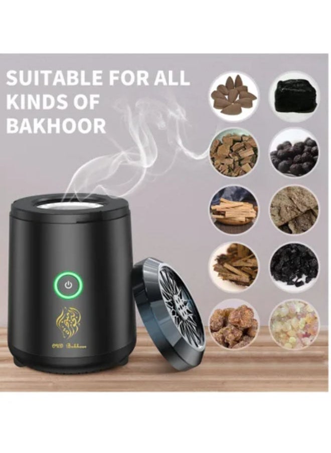 Bukhoor Electric Incense Bukhoor Burner Aroma Diffuser Usb Rechargeable for Home, Car, Desert Camping & Travel Great gift  - Image 4