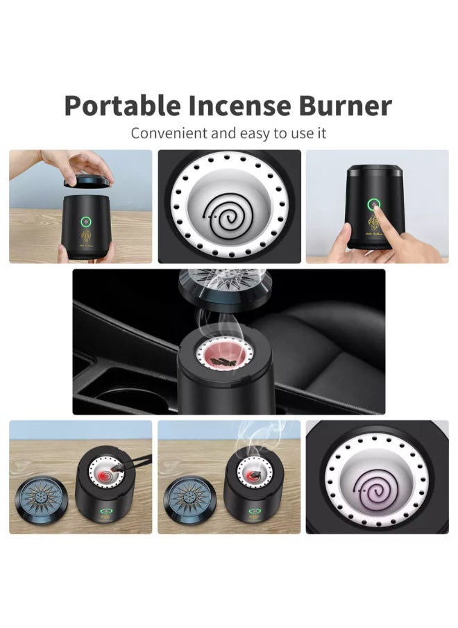 Bukhoor Electric Incense Bukhoor Burner Aroma Diffuser Usb Rechargeable for Home, Car, Desert Camping & Travel Great gift  - Image 3