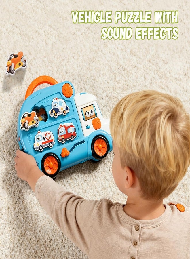 Dimoarch Toddler Toys for 1 2 Year Old Boy Girl Gift, 3 in 1 Early Learning Toy Cars for Toddlers 1-3, Birthday Gift for 18 Month Old Toddler Boy Girl Toy - Image 2