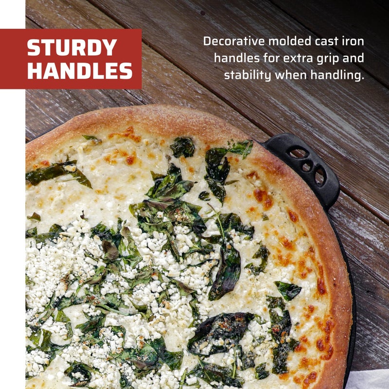 Camp Chef 14-Inch Cast Iron Pizza Pan & More - Image 5