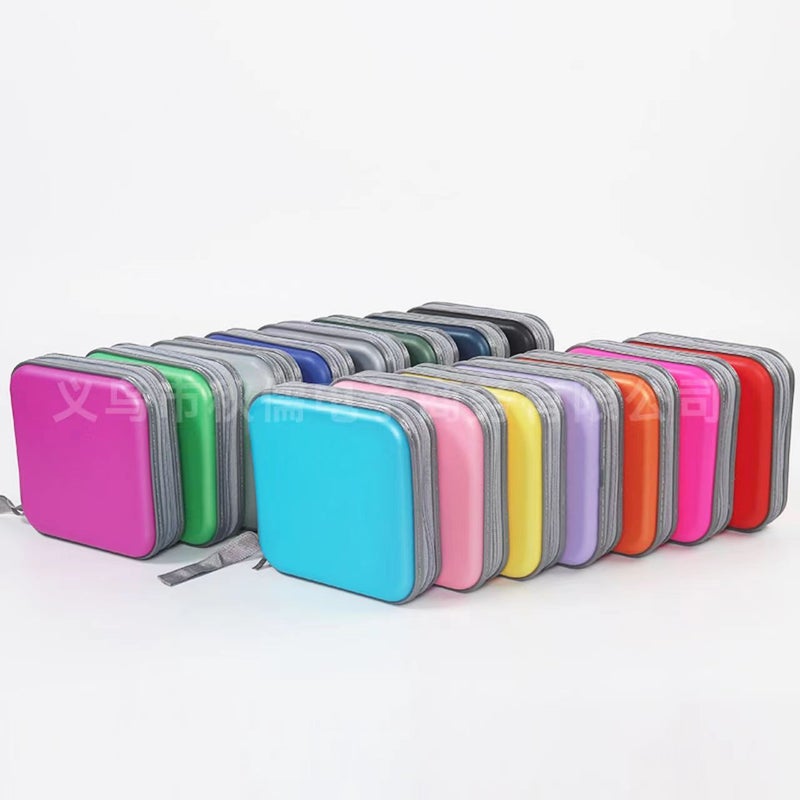 Cd Storage Box Plastic Cd Bag Dust-Proof 40-Piece Cd Bag Cd Case Car Cd Storage Cd Case - Image 1