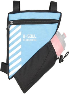 Bike Frame Pack | Bicycle Triangle Bag with Water Bottle Pouch,Waterproof Bike Bags Under Seat Pack for Mountain Road Bike Saddle Bag Bicycles Storage Bag