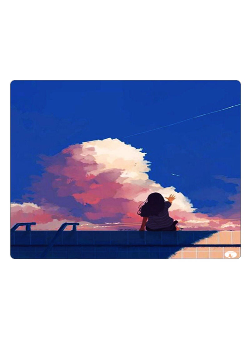 RKN Printed Anti-Slip Gaming Mouse Pad Multicolor