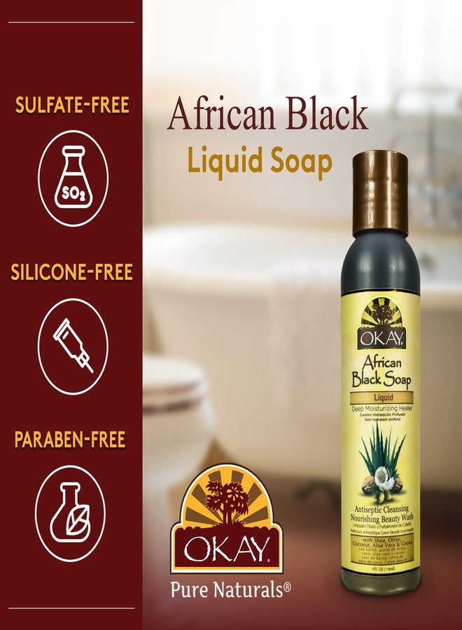 Okay Black Soap Liquid 4 oz. - Image 3