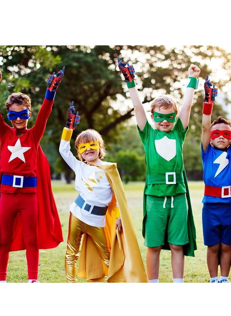 سجن سفما العنكبوت القفازات ، والقفازات البلاستيكية للأطفال آر بي جي قاذفة ، معصم مجموعة ، فيلم مضحك بطل لعبة اطلاق النار على الانترنت ، والأطفال لعبة اطلاق النار على شبكة العنكبوت ، العنكبوت البطل لعب دور الملابس الدعائم قاذفة المعصم لعبة هدية - Image 3