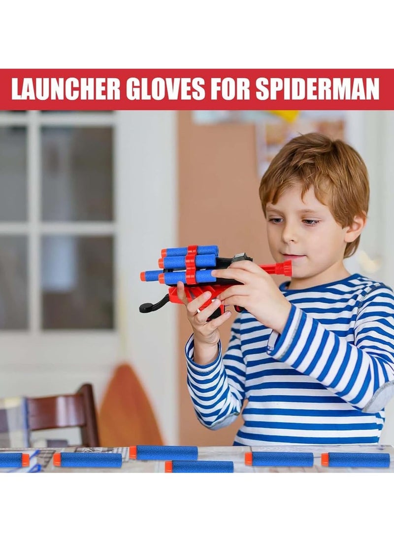 سجن سفما العنكبوت القفازات ، والقفازات البلاستيكية للأطفال آر بي جي قاذفة ، معصم مجموعة ، فيلم مضحك بطل لعبة اطلاق النار على الانترنت ، والأطفال لعبة اطلاق النار على شبكة العنكبوت ، العنكبوت البطل لعب دور الملابس الدعائم قاذفة المعصم لعبة هدية - Image 5