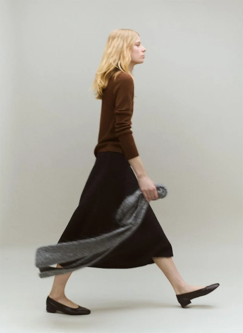 MANGO  Sweater with asymmetrical neck and buttons for Women | Best Price UAE