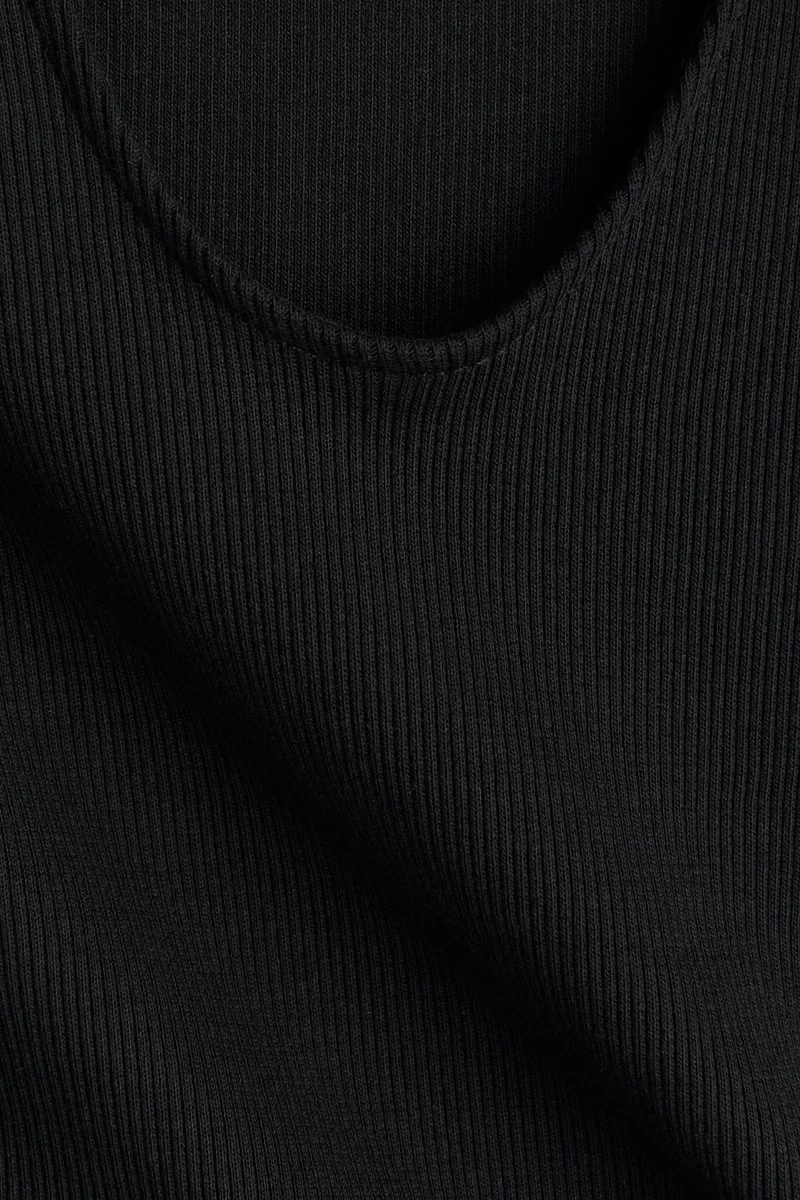 اتش اند ام Frill-trimmed jersey dress