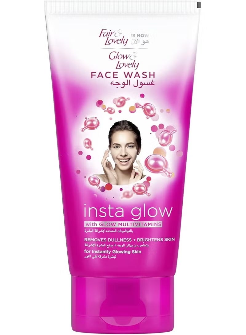 Glow & Lovely Insta Glow Face Wash with Glow Multivitamins, 150g - Image 1