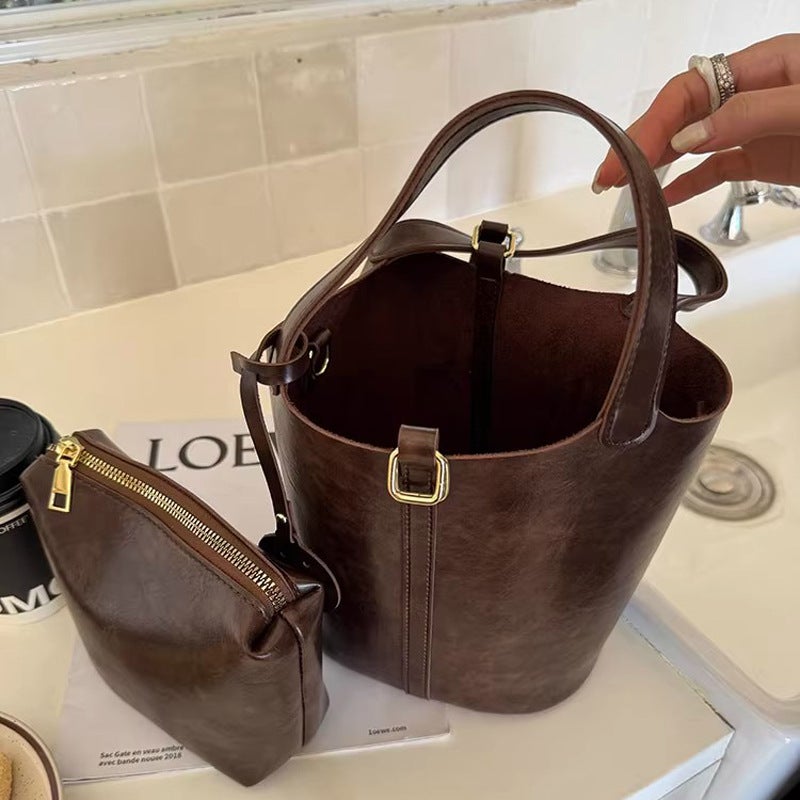 This Year'S Popular -Selling Bags For Women Fashion Niche Crossbody Bag Design Portable Mother-In-Law Bucket Bag - Image 3