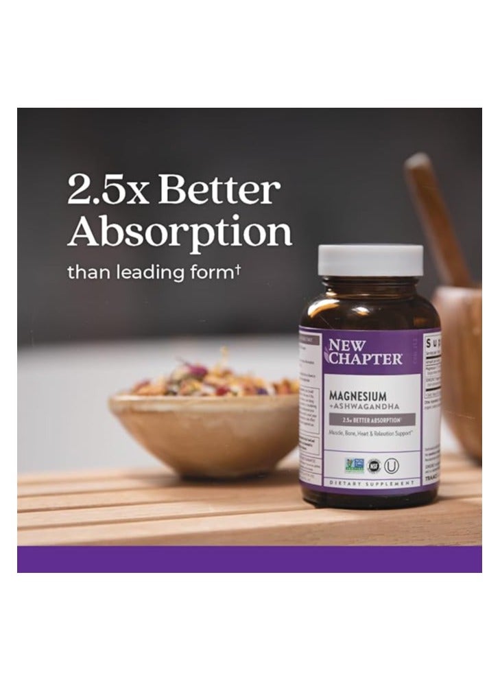 New Chapter Magnesium Dietary Supplement 30 Vegan Tablets - Image 5