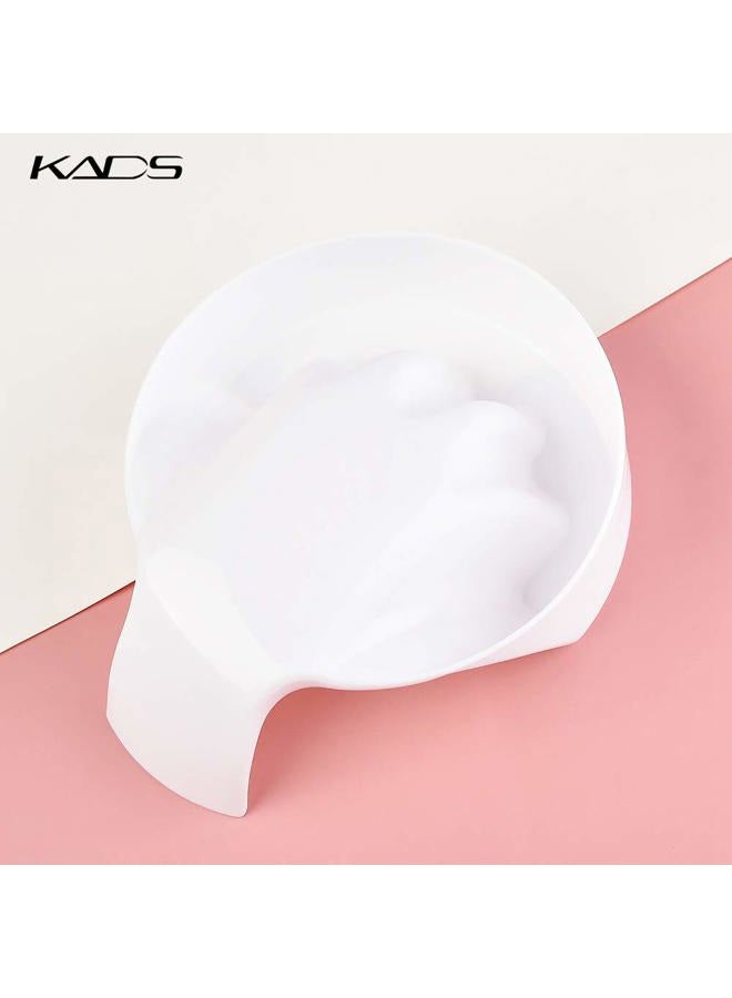 KADS 1pc White Nail Art Hand Wash Remover Soak Bowl DIY Salon Glitter Nail Spa Bath Treatment Hand Resurrection Care Bowl - Image 4