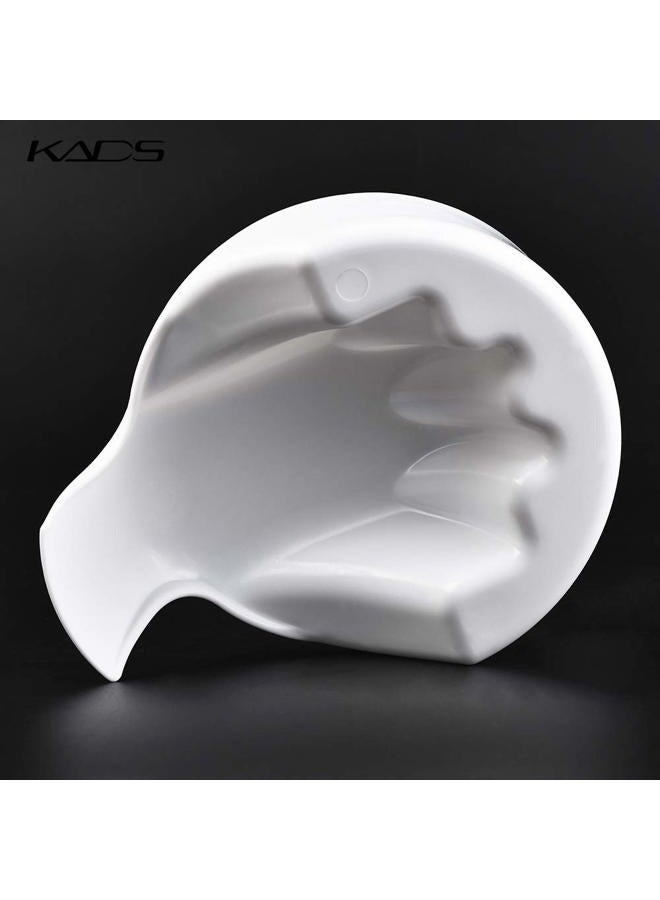 KADS 1pc White Nail Art Hand Wash Remover Soak Bowl DIY Salon Glitter Nail Spa Bath Treatment Hand Resurrection Care Bowl - Image 5