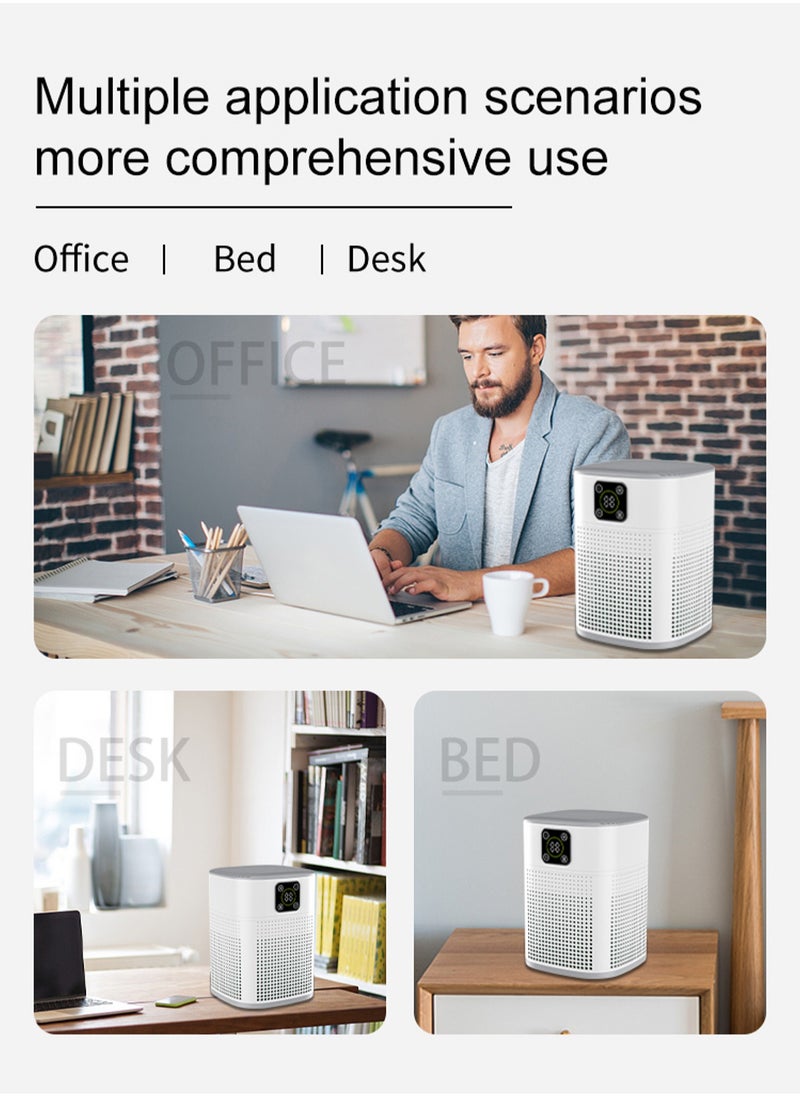 Mi VAZA - Smart Desktop Air Purifier with Digital Display - Air Cleaner with HEPA Filter - Deodorization, Sterilization, Remove Formaldehyde - Essential Appliances for Home and Office - HY1800 - Image 1