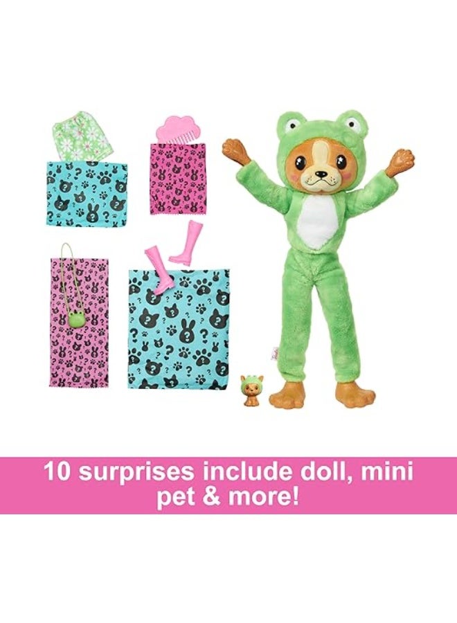 Barbie Cutie Reveal Costume Animal Series Puppy as Frog Doll - Image 5