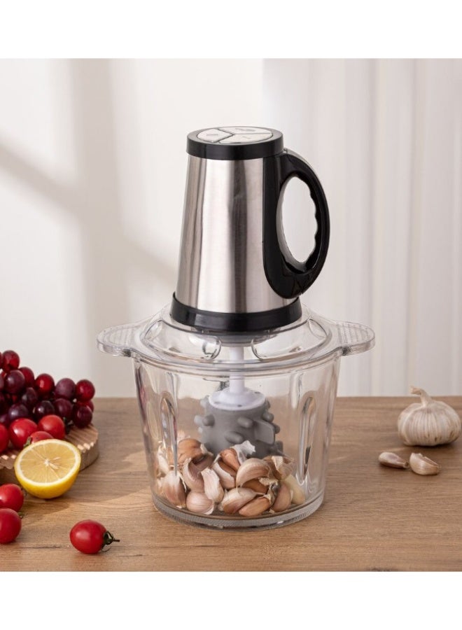 شظايا كريست مطحنة لحم كهربائية Slivers Criest SL-2021-2 بسعة 3.8 لتر مع 5 شفرات من الفولاذ المقاوم للصدأ | للاستخدام المنزلي والتجاري - Image 1