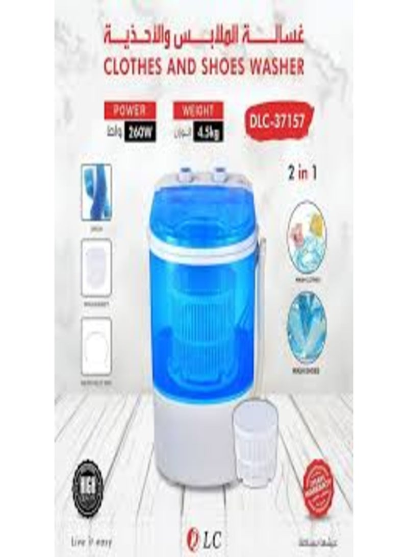 غسالة صغيرة للملابس والأحذية 37157 أزرق - Image 1