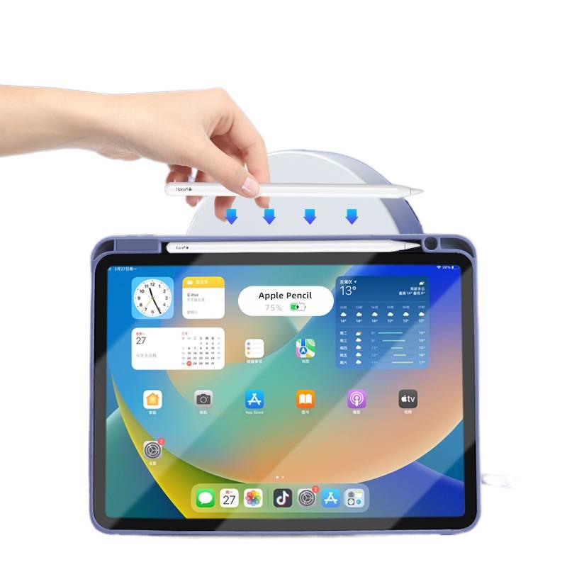 DGG Purple Transparent Clear Back iPad Case for Multiple iPad Models - Image 4