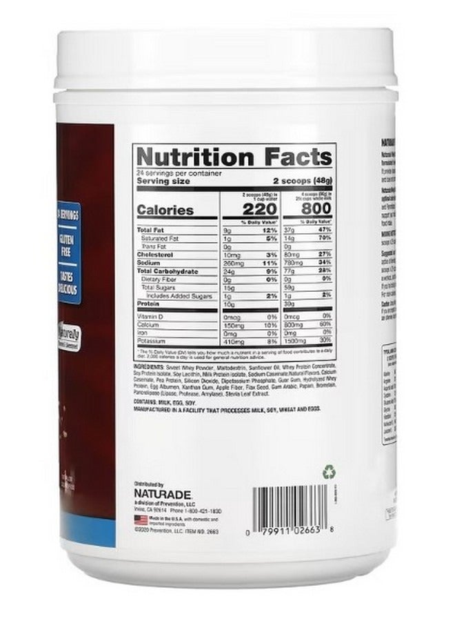 Naturade Weight Gain Vanilla 2.5 lb 1.2 kg - Image 2