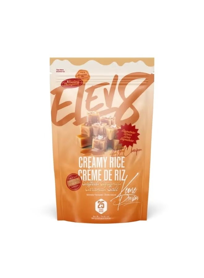 ELEV8 Creamy Rice High Protein Salted Caramel 868g High Carb Protein Rice Cream - Image 1