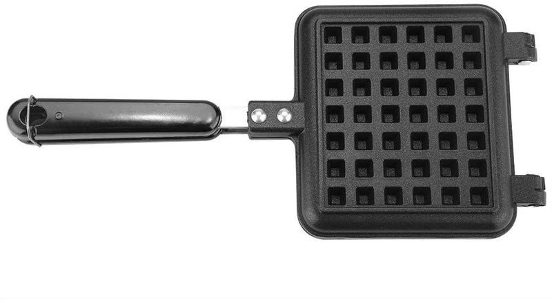 RBGIIT Waffle Maker Machine With Comfortable Handle For Kitchen Gas Stove Non Stick Waffle Maker Pan Press Plate Cooking Baking Tool with Long Handle_5 - Image 2