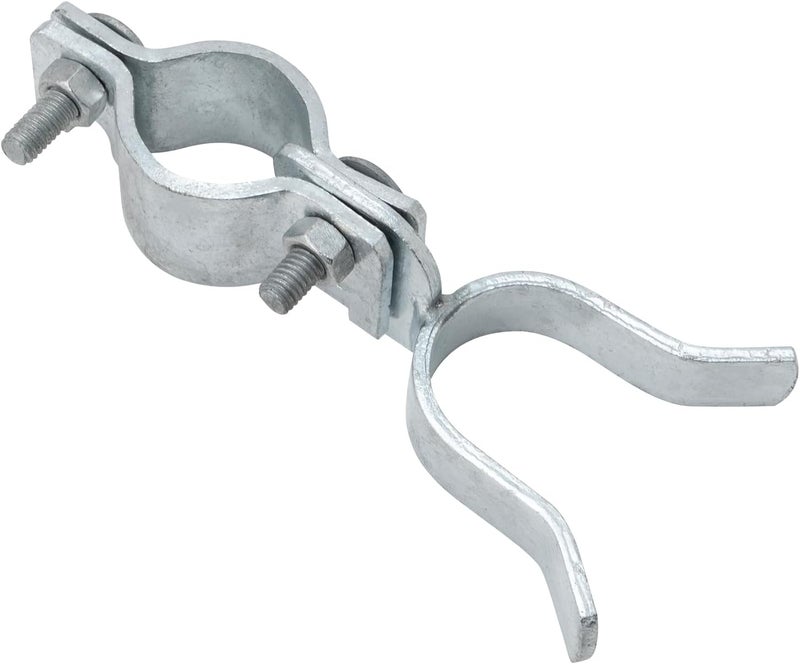 VIVIDA Chain Link Gate Latch 1-3/8" x 1-3/8", Chain Link Fence Gate Fork Latch, Galvanized Farm Fence Lock, 1 PCS - Image 1