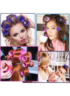 Premify 30 Pieces Hair Rollers Set, 18  Pieces Self Grip Holding Hair Rollers Curlers 20 Mm, 31 Mm, 48 Mm & 12  Pieces Duckbill Sectioning Clips For Salon Barber Hairdressing Hair Styling, Hair Roller  - Image 5