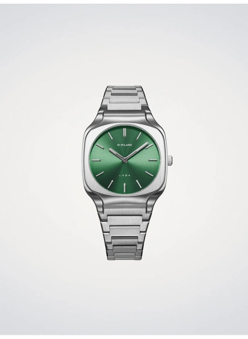 D1 Milano Men's SQUARE Eden Green Watch 37mm (D1-SQBJ06) - Image 1