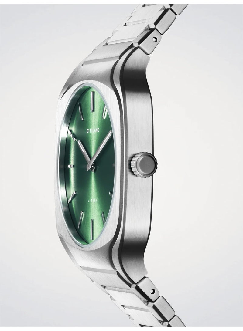 D1 Milano Men's SQUARE Eden Green Watch 37mm (D1-SQBJ06) - Image 3