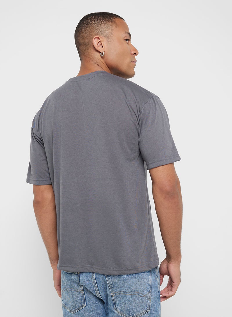 Seventy Five Graphic Print Oversized T-Shirt - Image 2