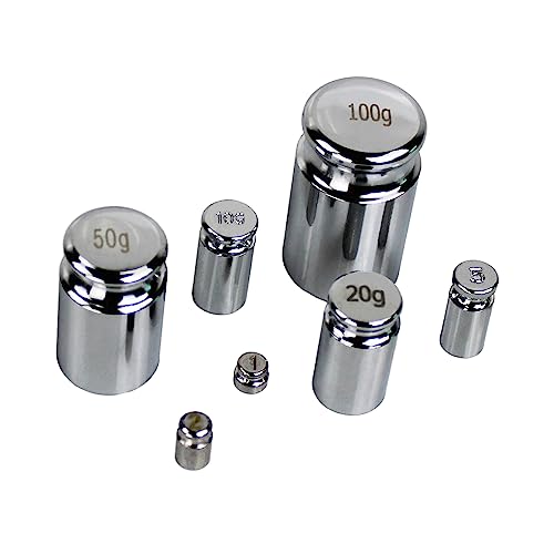 TEXALAN(R) Calibration Weight Set - 1g 2g 5g 10g 20g 50g 100g with Tweezer for Accurate Measurements M2 Class - Image 4