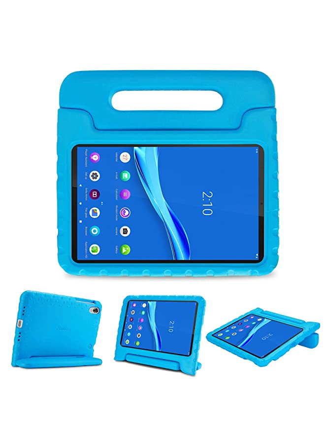 Procases ProCase Kids Case for Lenovo Tab K10 10.3 Inch 2021 / M10 FHD Plus 2020 2nd Gen, Shockproof Convertible Handle Stand, Lightweight Kids Friendly Case for Tab K10 TB-X6C6L/X6C6F M10 Plus TB-X606F –Blue - Image 1