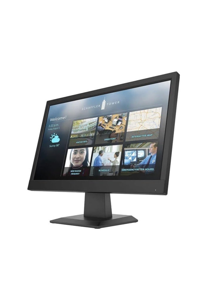 18.5-Inch LED Monitor – HD Display 1366×768, HDMI & VGA Inputs, Compact Design for Office & Home Use - Image 1