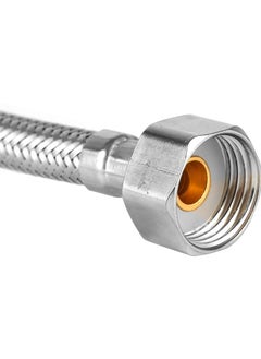GEEPAS Geepas Flexible Braided Hose- GSW61150, 60 Centimeters Long, 10 MM Thickness, Perfect For Liquid Line Connections, Piping Systems, Silver  - Image 4
