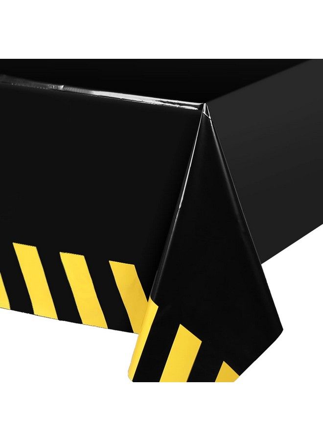 Irenare 2 Pcs Construction Birthday Party Tablecloth Dump Truck Birthday Table Covers For Kids Boys Birthday Construction Party Decorations 54 X 108 Inch - Image 4