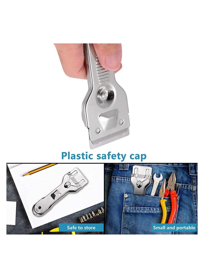 SYOSI مكشطة زجاج، 2 قطعة مكشطة نوافذ مزيل طلاء ملصقات السيارات مزيل لاصق أدوات تنظيف لمجموعات الزجاج والسيراميك والطهي بالتحريض - Image 5